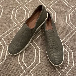 Joie Embossed Gray Slip on Sneakers sz 40 New